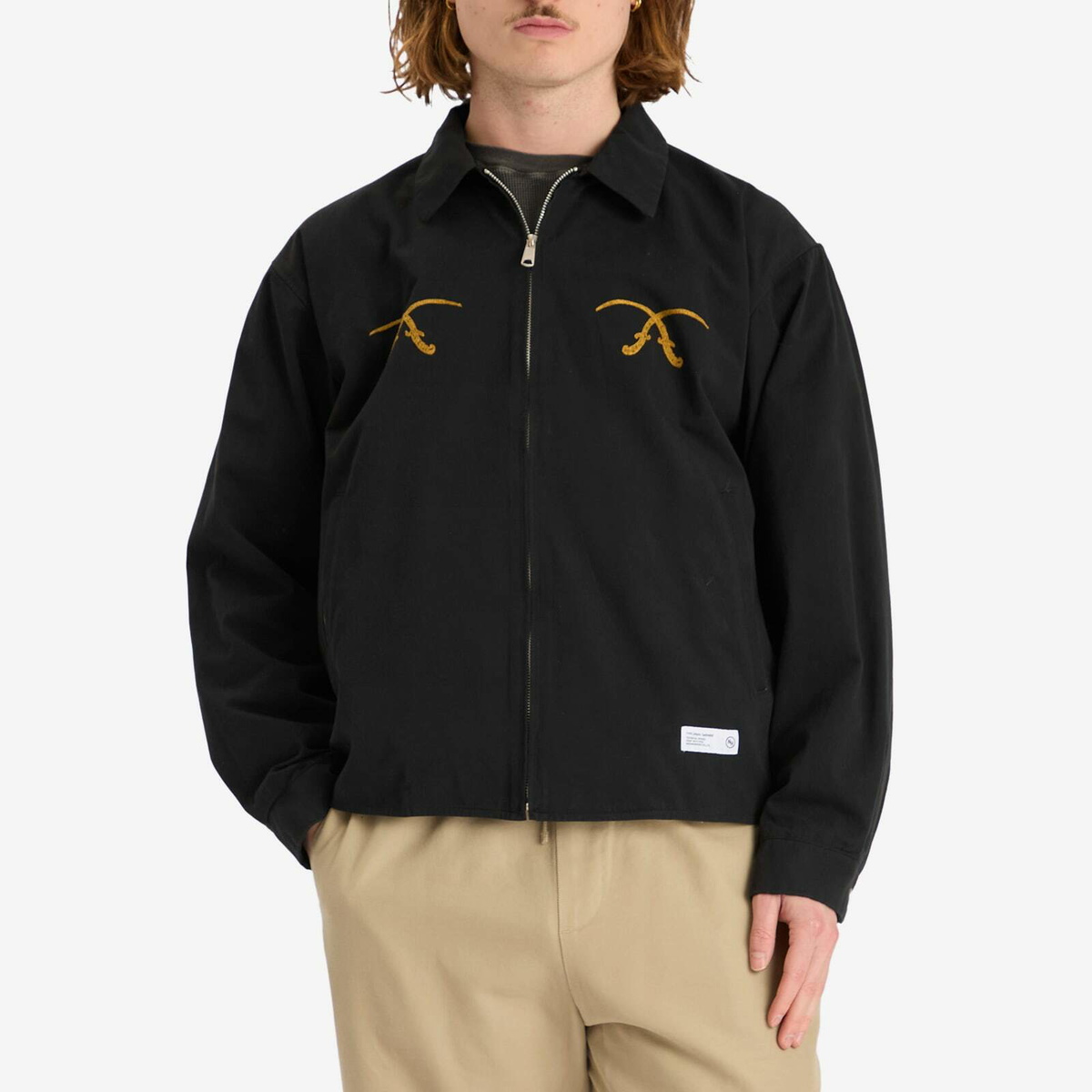 Neighborhood Men's Souvenir Jacket in Black Neighborhood
