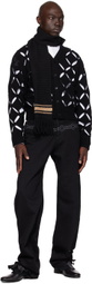Bode Black Limited Edition Braided Fringe Scarf