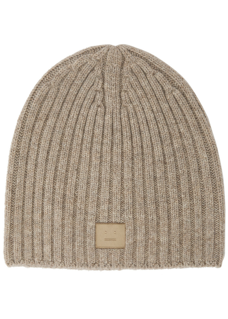 Acne Studios Off-White Fluffy Square Beanie Acne Studios Acne Studios Off-White Fluffy Square Beanie Acne Studios