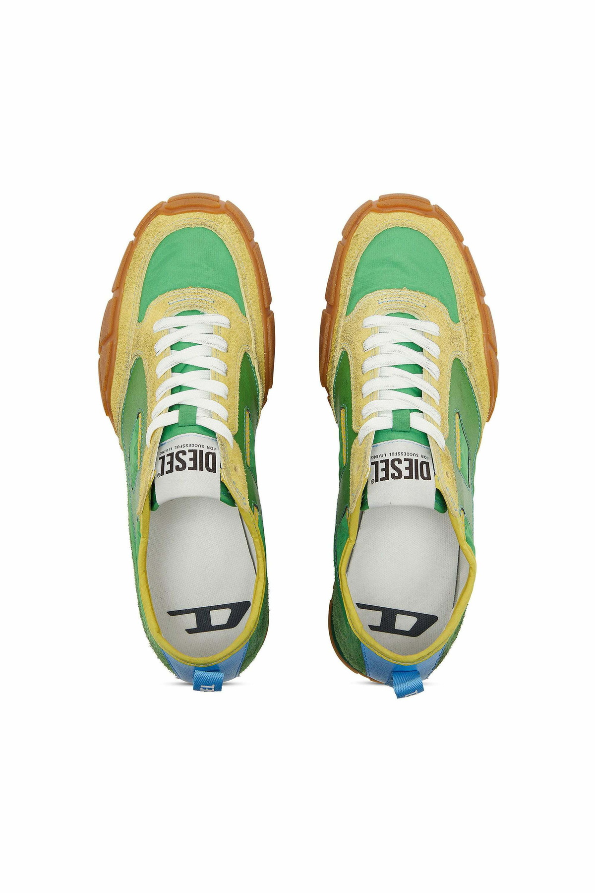 Diesel S-Pagodha - Sneakers in leather and nylon - Sneakers Mens in Green