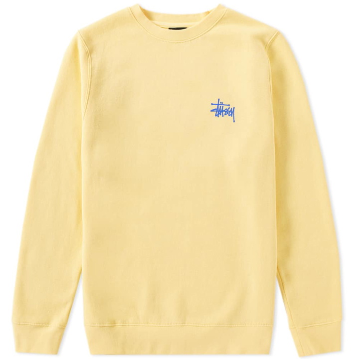 Photo: Stussy Basic Crew Sweat