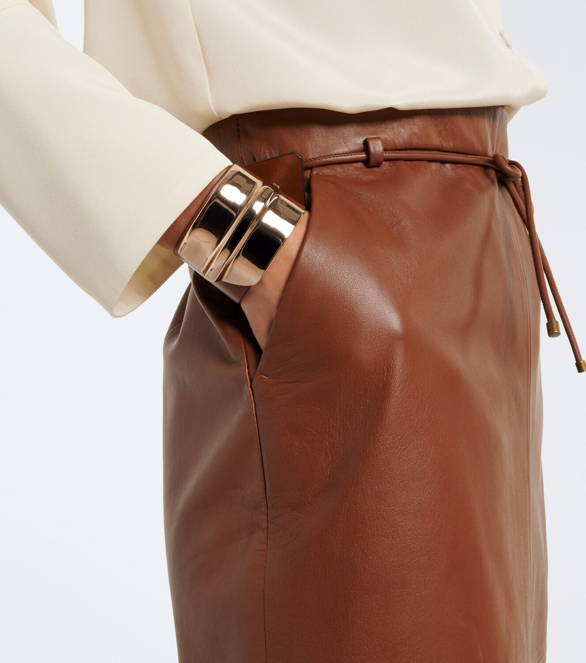 Max Mara Leather bracelet