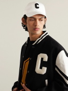 CELINE - Logo-Appliquéd Cotton-Gabardine Baseball Cap - White