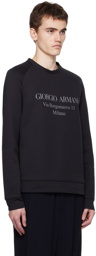 Giorgio Armani Navy 'Borgonuovo 11' Sweatshirt