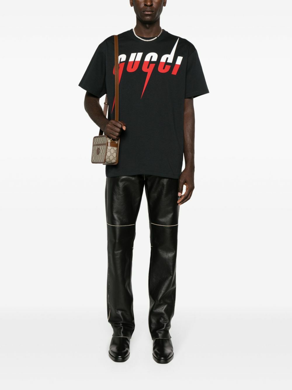 Gucci Black Blade Cotton T-Shirt Gucci