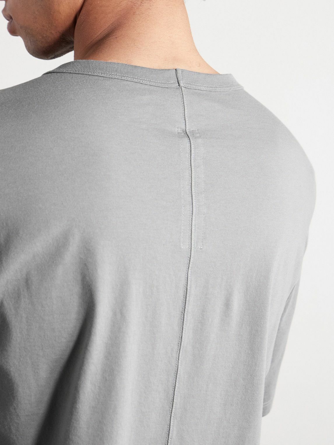 Rick Owens - Cotton-Jersey T-Shirt - Gray Rick Owens