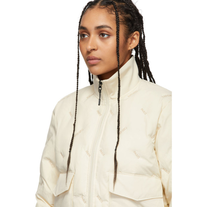Kenzo Off-White Down Kenzo Paris Jacket Kenzo