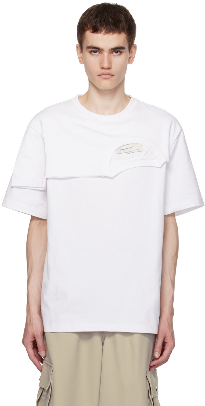 Feng Chen Wang White Layered T-Shirt Feng Chen Wang