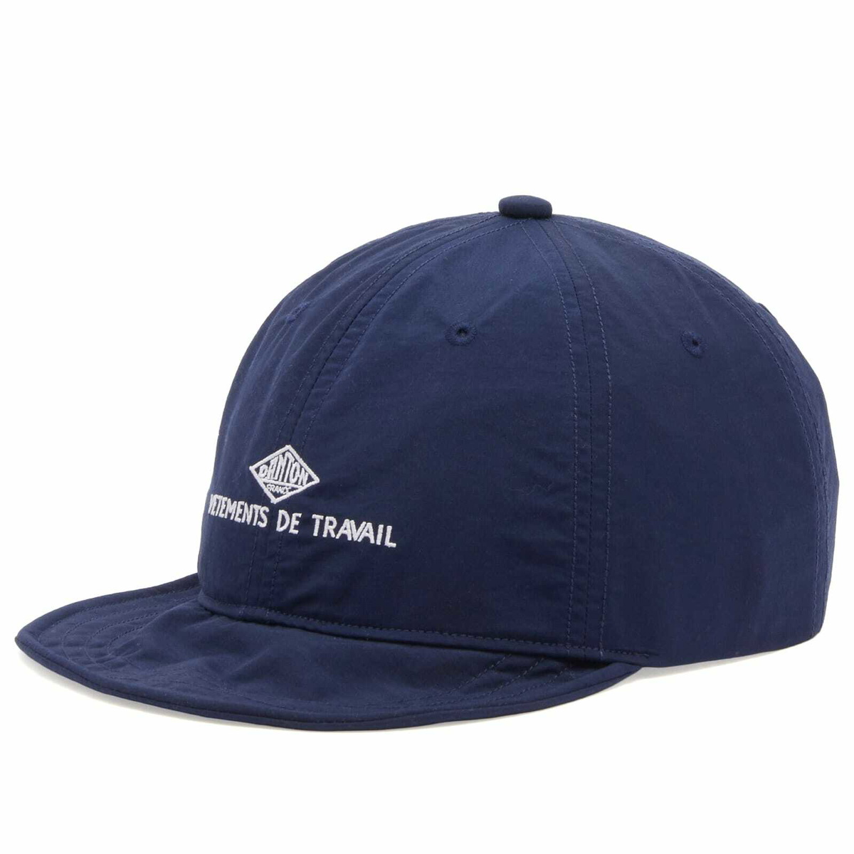 Danton Men's Nylon Taffeta 6 Panel Cap in Navy 
