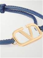 Valentino Garavani - Valentino Garavani Leather Gold-Tone Bracelet
