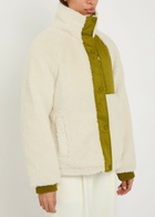 Varley Glover Reversible Fleece and Soft-twill Jacket Green