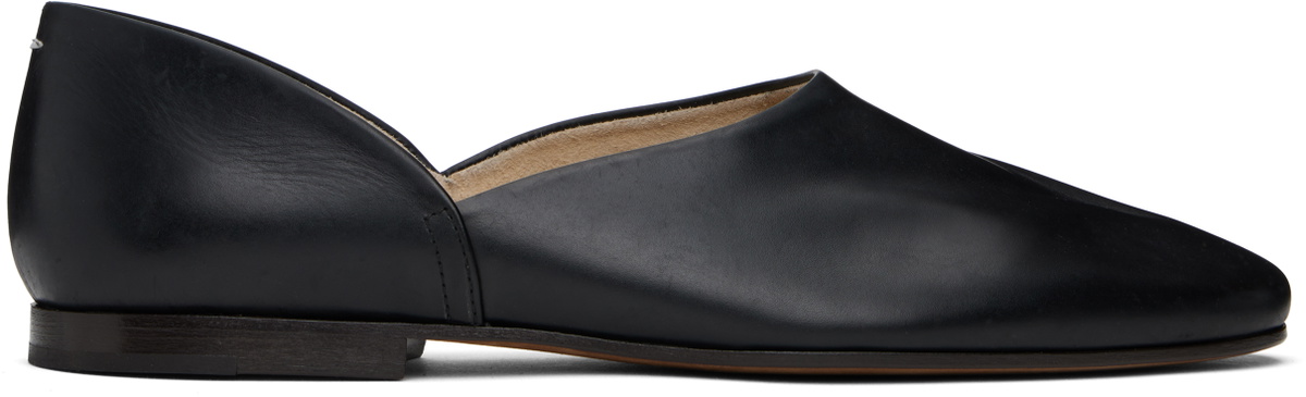 Maison Margiela Black Grecian Slip-on Loafers Maison Margiela