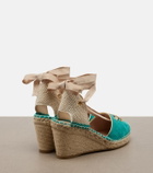 Valentino Garavani Resort suede espadrille wedges