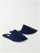 Hamilton And Hare - Cotton-Terry Slippers - Blue