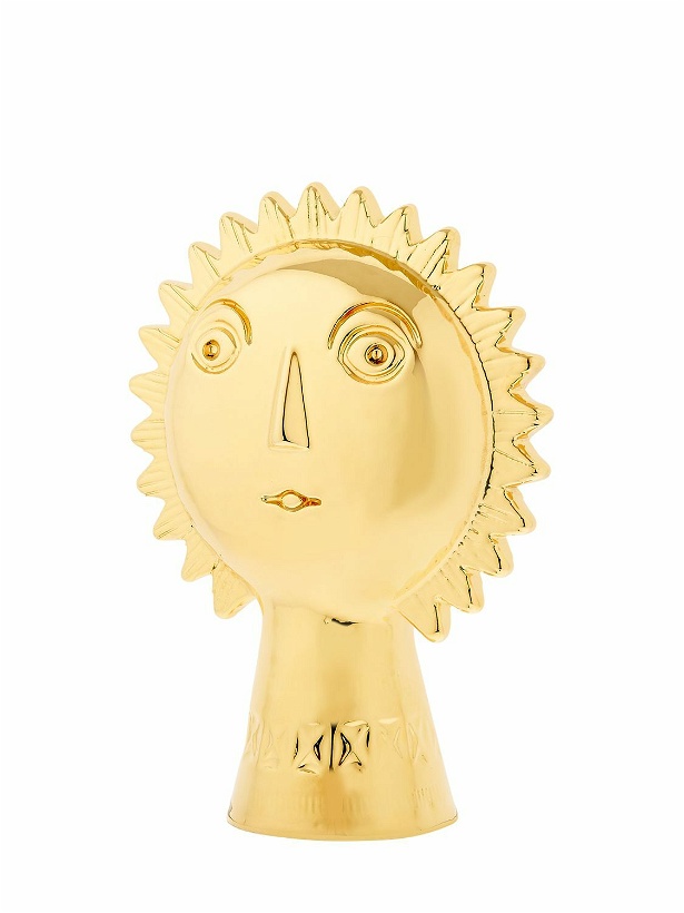 Photo: BITOSSI CERAMICHE - Gold Glazed Sun Figurine For Lvr