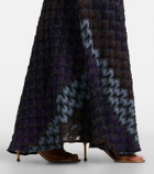 Missoni Knitted lamé maxi skirt