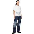 MM6 Maison Margiela Off-White Printed Logo T-shirt