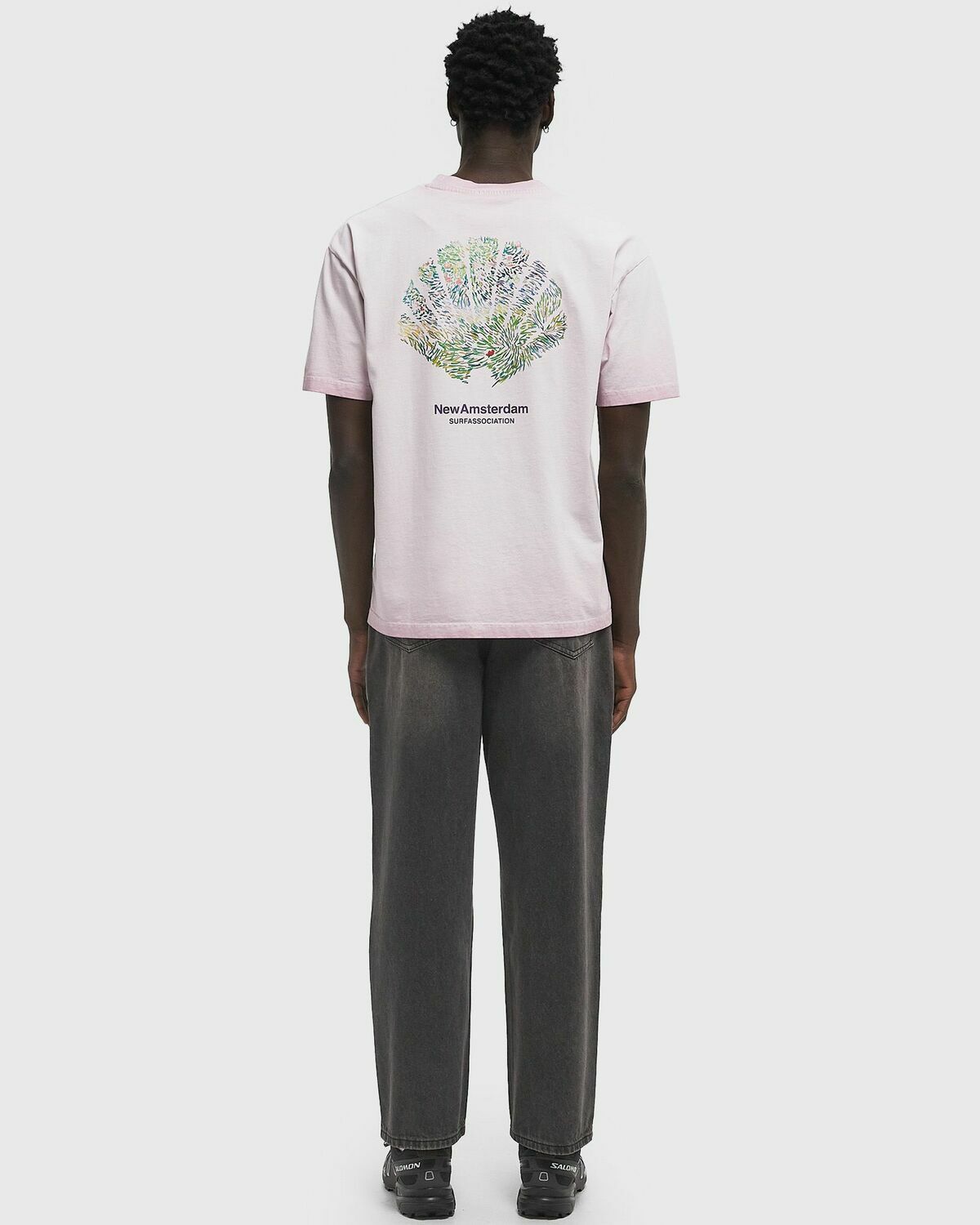 New Amsterdam TALL GRASS TEE pink Mens Shortsleefe