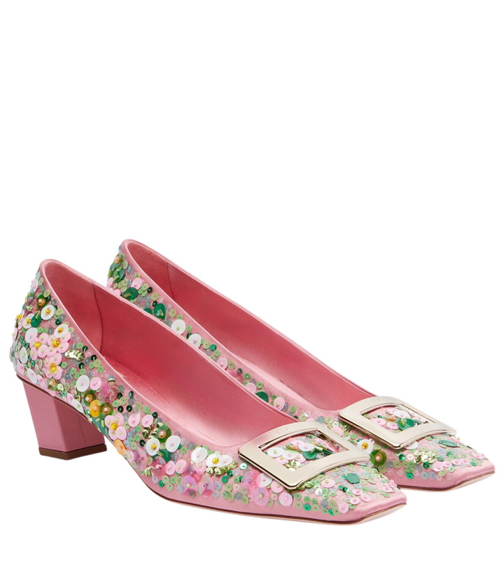 Photo: Roger Vivier Belle Vivier beaded satin pumps