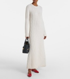 Lisa Yang Nyla cable-knit cashmere maxi dress