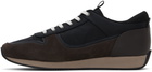 rag & bone Black & Brown Pursuit Retro Runner Sneakers