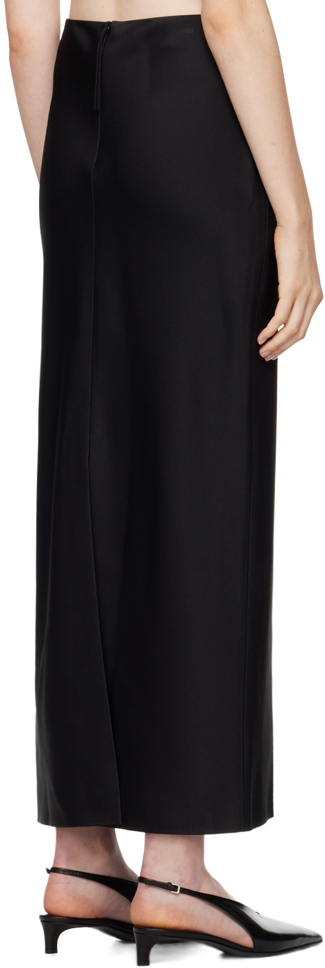 Carven Black Long Maxi Skirt