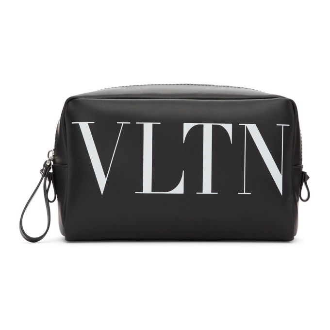 Photo: Valentino Black Valentino Garavani VLTN Pouch