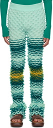 Chet Lo SSENSE Exclusive Blue Spiky Lounge Pants