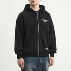 Neighborhood Men's Staple Logo Zip Hoodie in Black