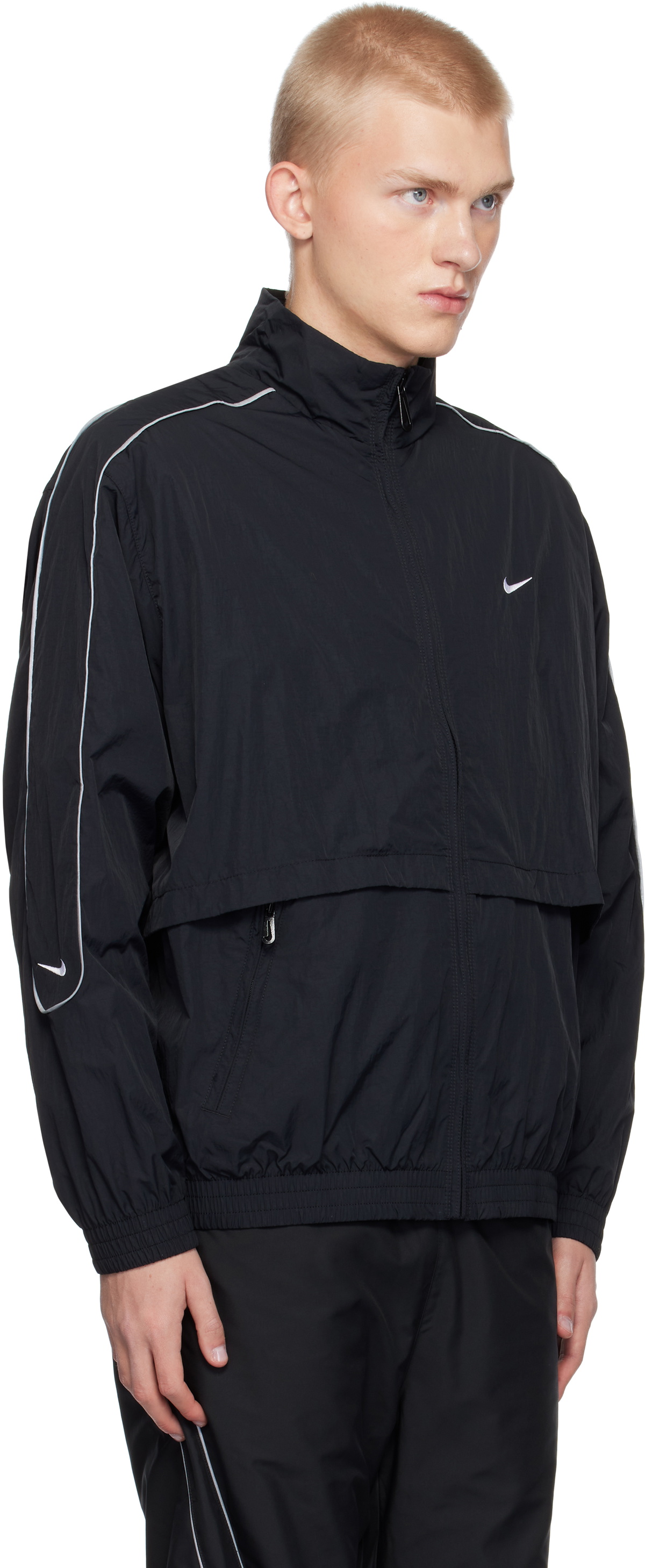 Nike Black Sportswear Solo Swoosh Jacket Nike