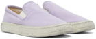 Acne Studios Purple Ballow Tumbled Slip-On Sneakers