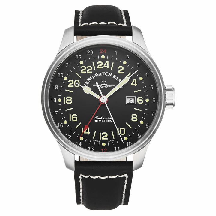 Photo: Zeno OS Pilot Automatic Black Dial Mens Watch 8524-A1