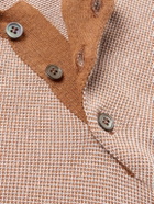 Kingsman - Birdseye Cotton Polo Shirt - Brown