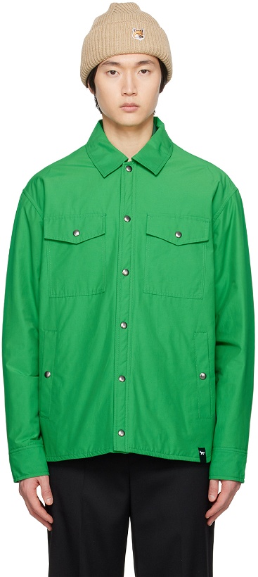 Photo: Maison Kitsuné Green Padded Jacket
