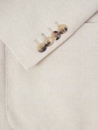 Paul Smith - Double-Breasted Linen and Cotton-Blend Blazer - Neutrals