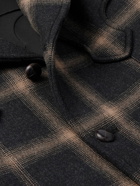 Maison Margiela - Pendleton Oversized Checked Wool Coat - Black