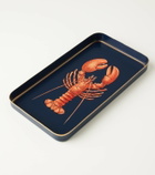 Les-Ottomans Lobster painted iron tray