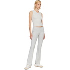 SKIMS Gray Cotton Jersey Foldover Lounge Pants