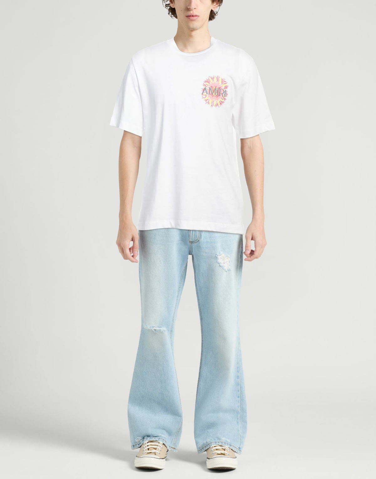 Amiri Mens T-shirt in White