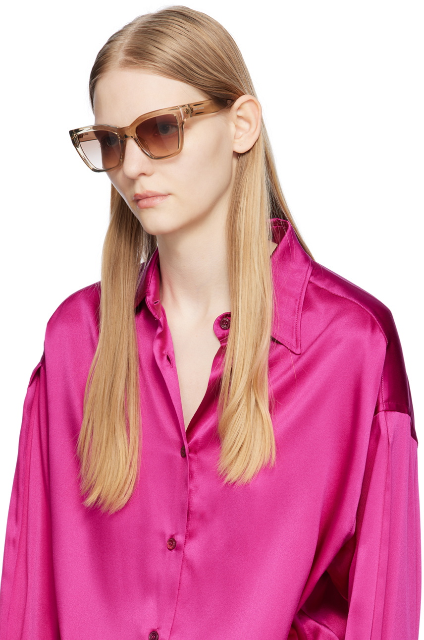 サングラス SAINT LAURENT Woman Sunglasses Beige SL461BETTY 021 Saint Laurent Sun SL 461 Betty 022 Sunglasses - US
