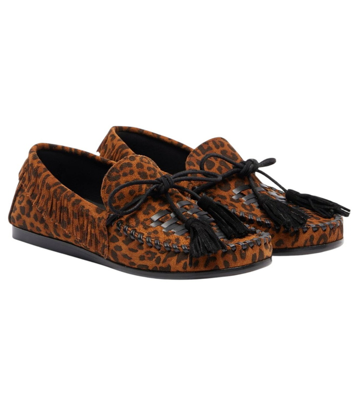 Photo: Isabel Marant Fitza fringed suede loafers