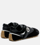 Coperni Leather-trimmed suede sneakers