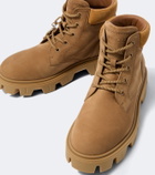 Moncler Peak City suede ankle boots