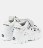 Vetements x New Rock leather platform sneakers