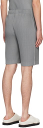 HOMME PLISSÉ ISSEY MIYAKE Gray Monthly Color May Shorts