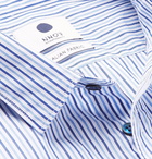 NN07 - Morgan Slim-Fit Striped Cotton Shirt - Men - Blue