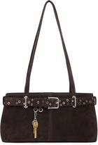 OSOI Brown Shoulder Brocle Bag