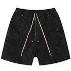 Rick Owens Men's Cargobela Technical Short in Black