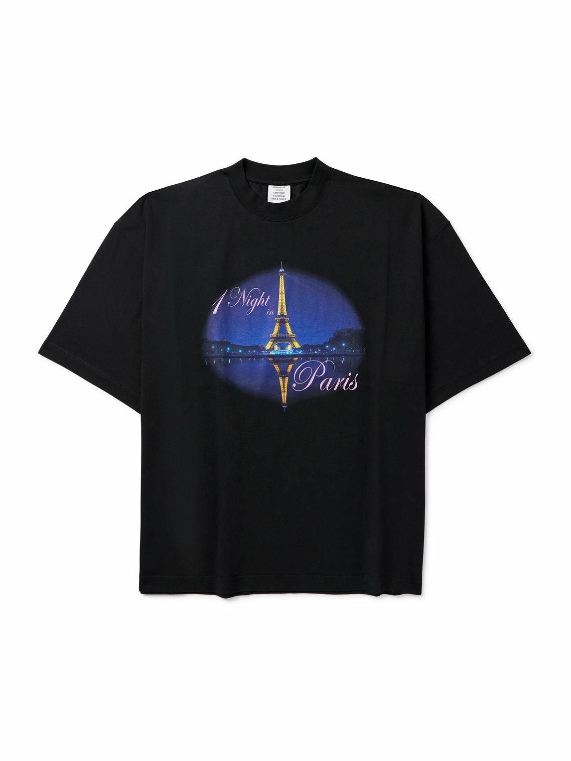 VETEMENTS White Marianas Web T-Shirt Vetements