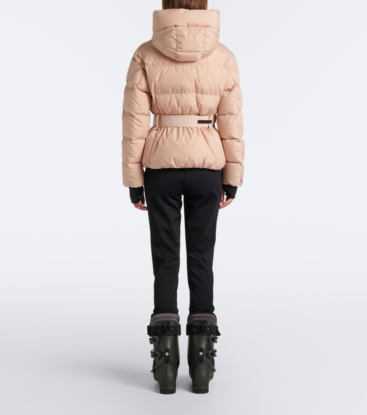Moncler Grenoble Bouquetin belted hooded down ski jacket